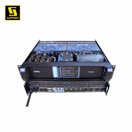 Sanway Fp10000q 4CH Professionelle Audio-Leistungsverstärker, Hochleistungs-10000-W-Soundverstärker DJ-Stereoverstärker